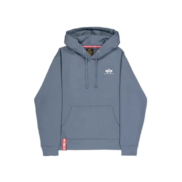 Basic Hoodie Small Logo - denim blue