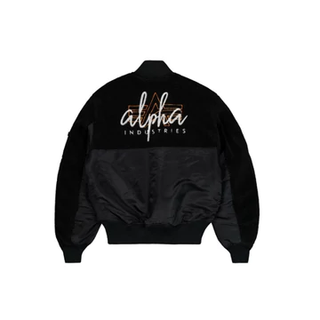 MA-1 Teddy Bomber Jacket - black