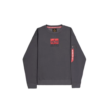 satin-logo-sweater-vintage-grey
