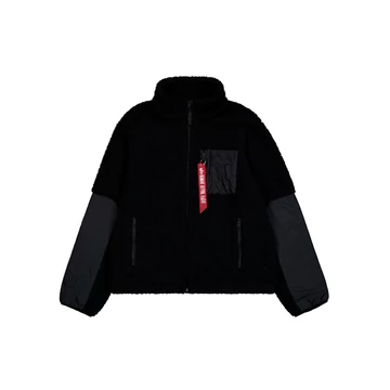 Sherpa Zip-Jacket - black