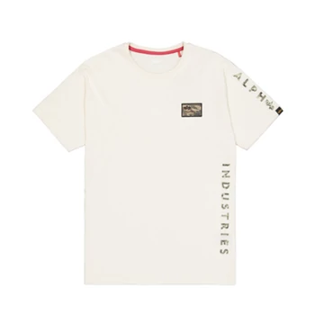 Camo Sleeve T-Shirt - vintage white