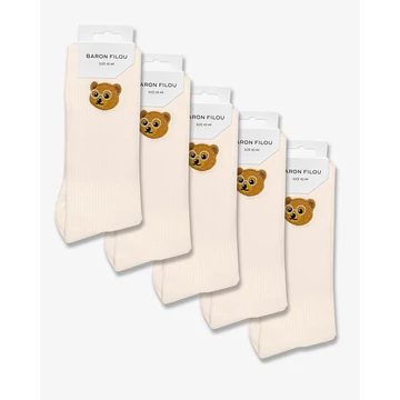 ss25-5pack-baron-filou-socks-pearl-white