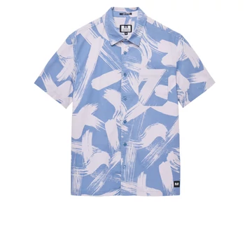 Toshima Camo Shirt - cornflower blue