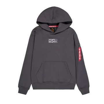metal-plate-hoodie- vintage grey