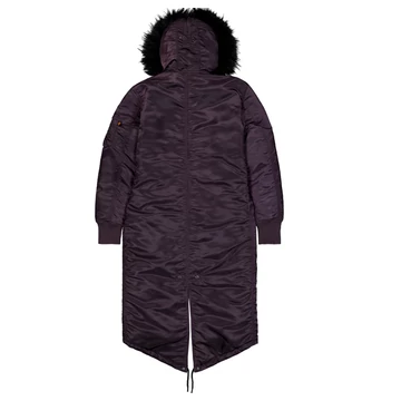 long-fishtail-woman-plum
