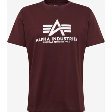 Basic T - deep maroon