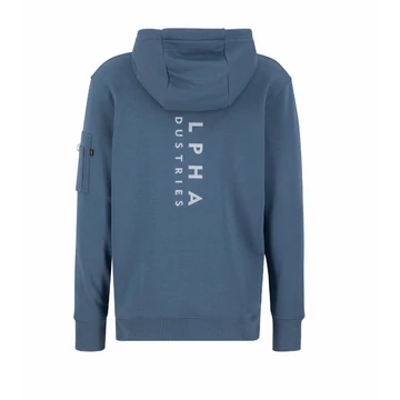 R Print Hoody - vintage marine