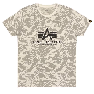 Basic T Camo - brushstroke white