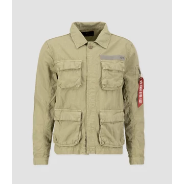 Ripstop Cargo Overshirt - light olive