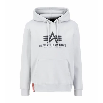 Basic Hoody Rainbow Reflective Print - pastel grey