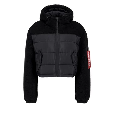 Teddy Puffer Woman - black