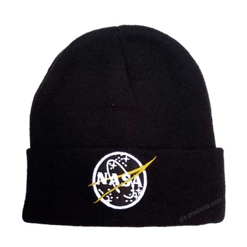 Nasa Beanie - black