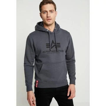 Basic Hoody - greyblack/black