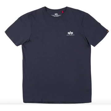 Basic T Small Logo - navy
