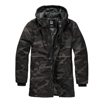 Grid Camo Parka - dark camo