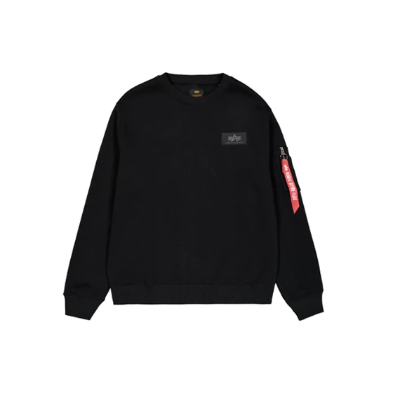 Back Print Sweatshirt - black