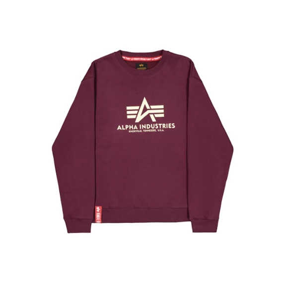 alpha-industries-basic-sweater-dark-cherry