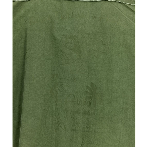 Aloha Safari Shirt - dark olive