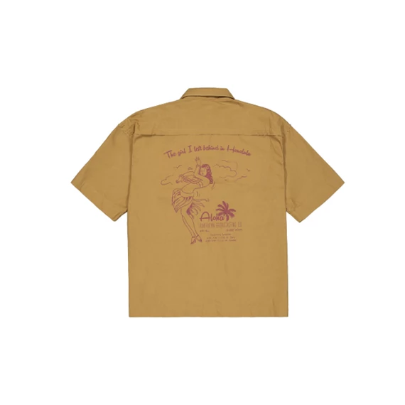 Aloha Safari Shirt - khaki