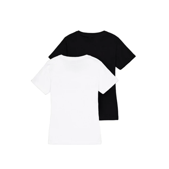 New Basic Big Logo T-Shirt 2 Pack Women - black/white