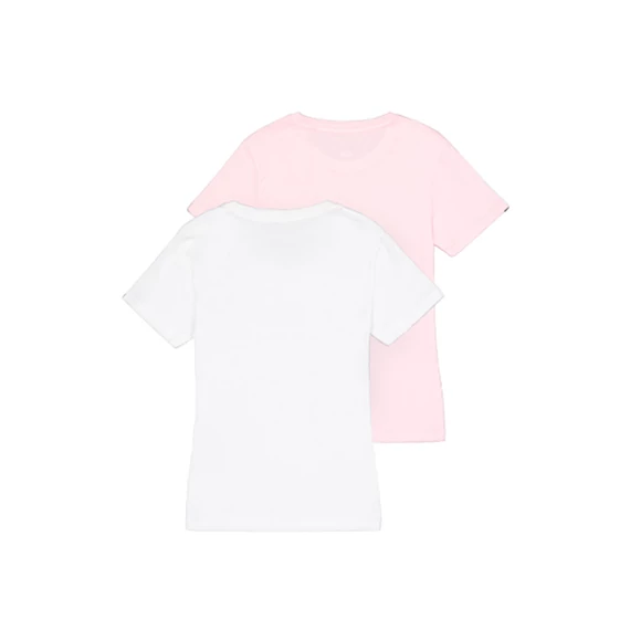 New Basic Big Logo T-Shirt 2 Pack Women - white/pastel pink