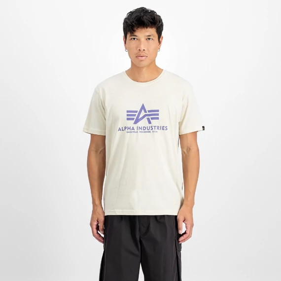 Basic T-Shirt - vintage white/night purple