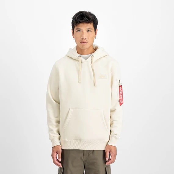 Back Print Hoodie - vintage white