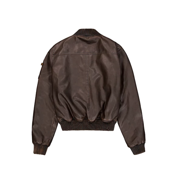 MA-1 FL Vintage Wmn - vintage brown