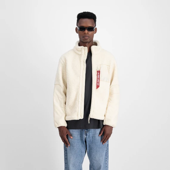 Sherpa Zip-Jacket - off white