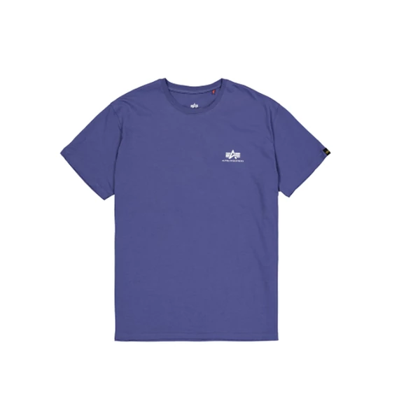 Backprint Camo Print T-Shirt - night purple