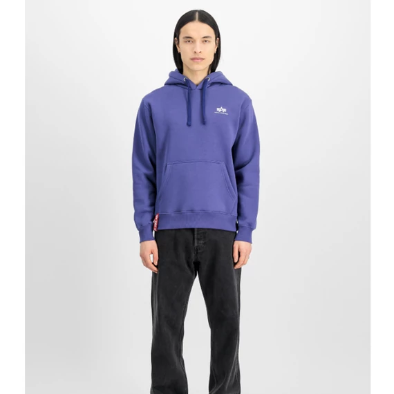 Basic Hoodie Small Logo - night purple