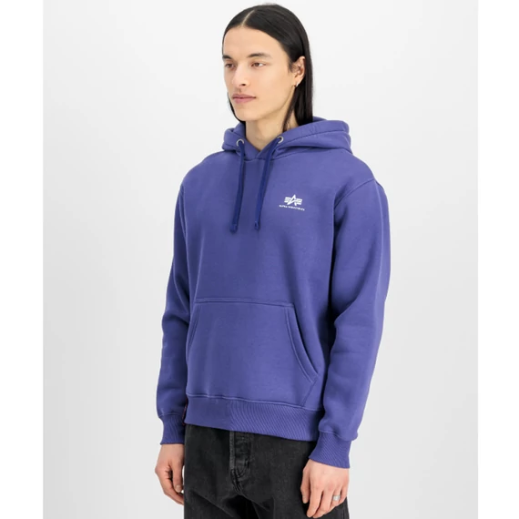 Basic Hoodie Small Logo - night purple
