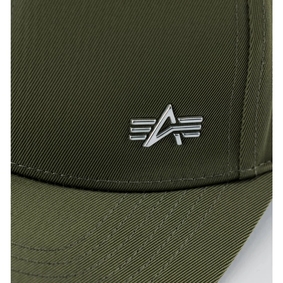 Metal Label Cap - dark olive