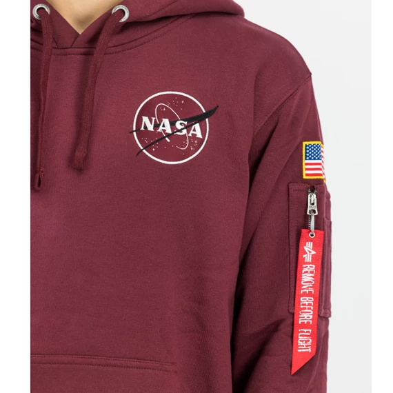 Space Shuttle SMU Hoodie - burgundy