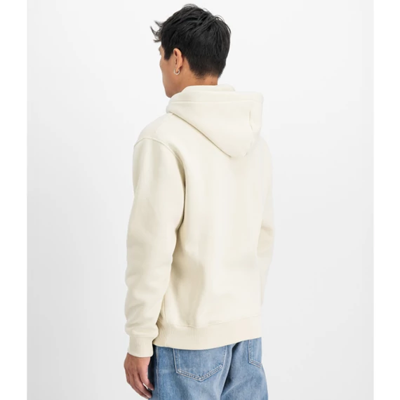 Basic Hoodie Small Logo - vintage white