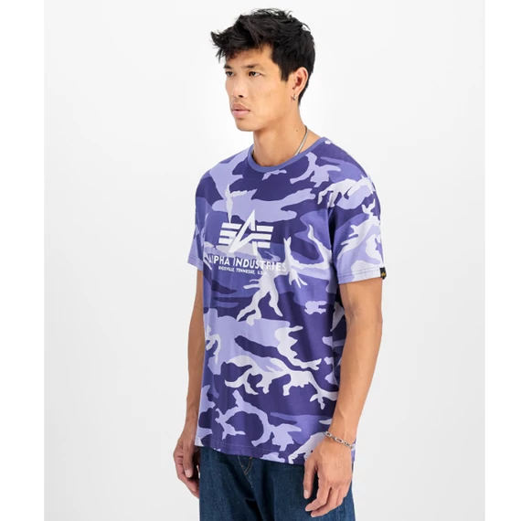 Basic T Camo - night purple camo
