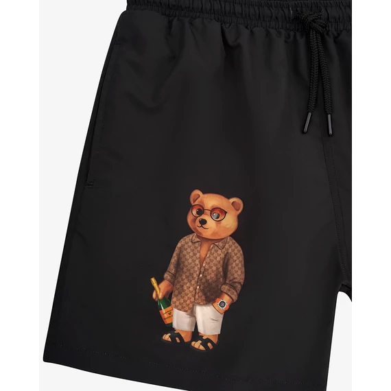 SS25 Swim Shorts Filou CXVIII - Black