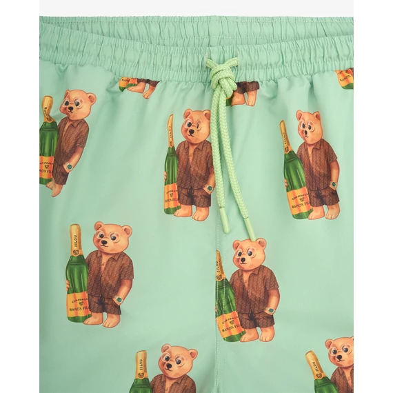 SS25 Swim Shorts Filou CXXII. allover - Palm green