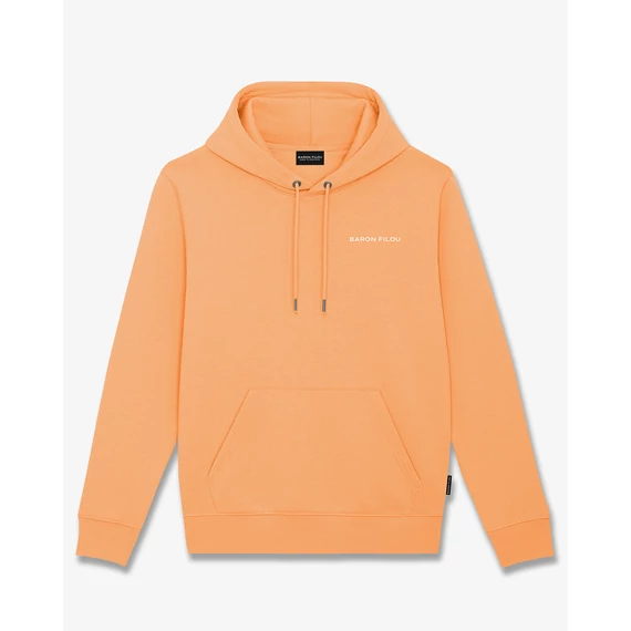 SS25 Oversized Backprint Hoodie, Filou CXXIV. - Sunrise orange