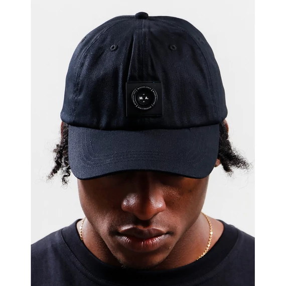 Siren Washed Cotton Cap - black