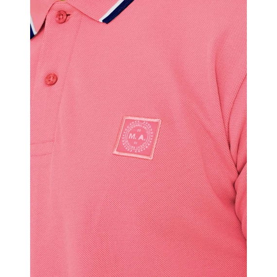 Tipped Polo Shirt - Salmon