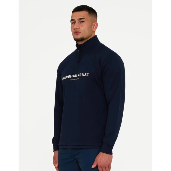 Coastal Erosion 1/4 Zip Sweat - Navy