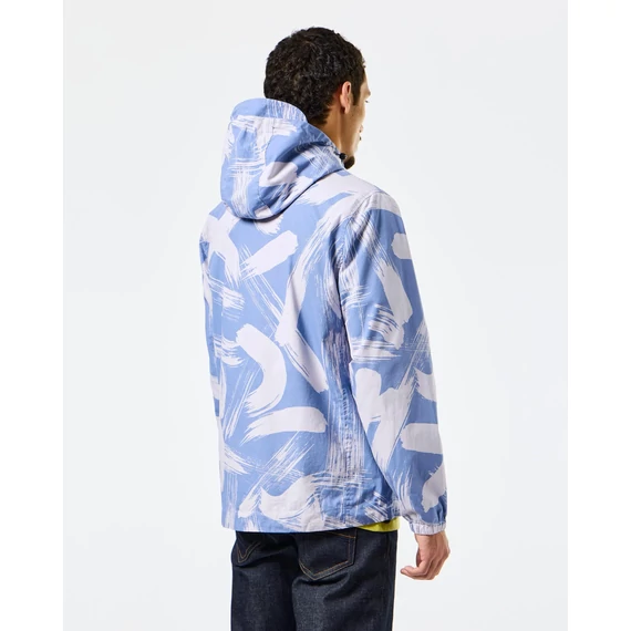 Technician Camo Cotton Jacket - cornflower blue
