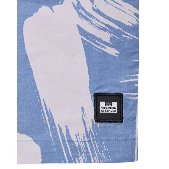 Toshima Camo Shirt - cornflower blue