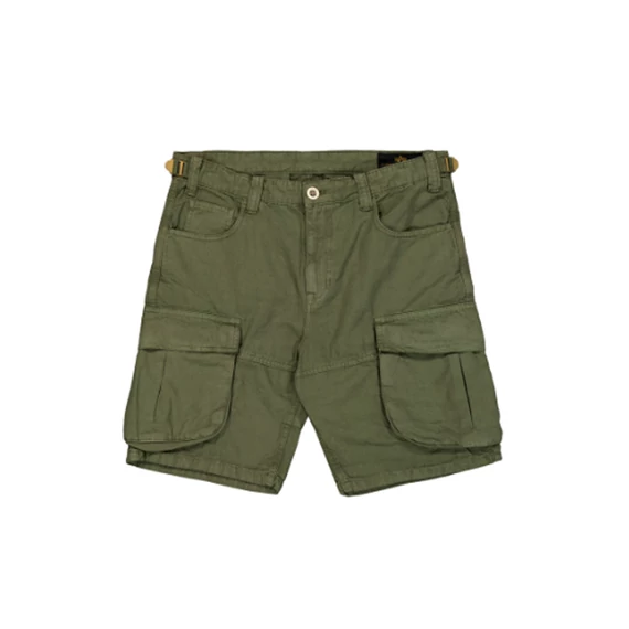 Canvas Cargo Short - dark olive