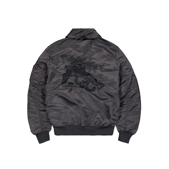 Flying Tigers CWU Bomber Jacket - vintage grey