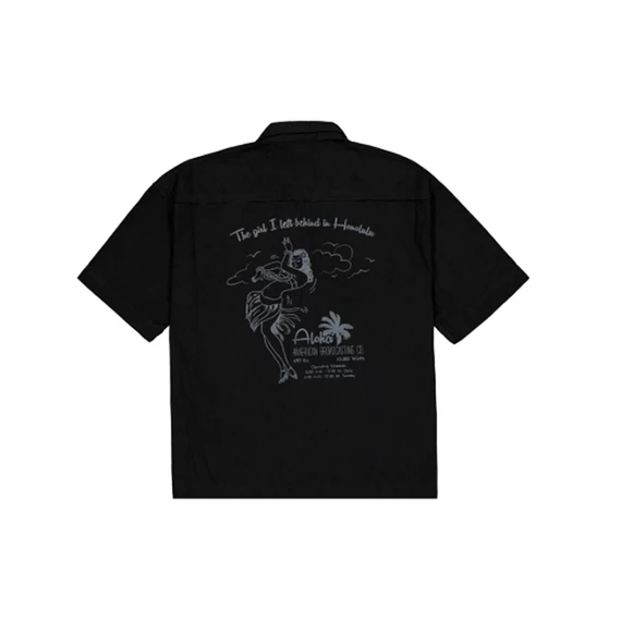 Aloha Safari Shirt - black