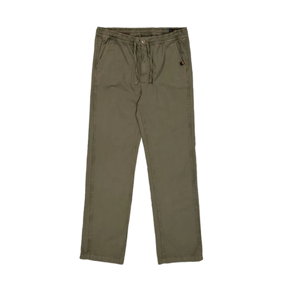 Basic Cotton pant - dark olive