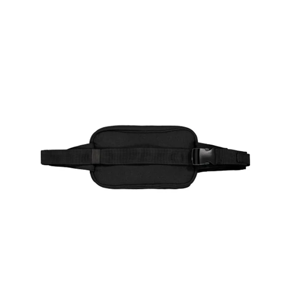 Label Waist Bag - black