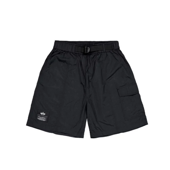 Nylon Cargo Short - black